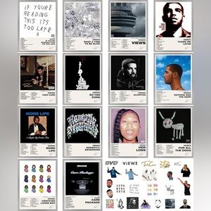 Unique America 14 Pcs|Drake Posters